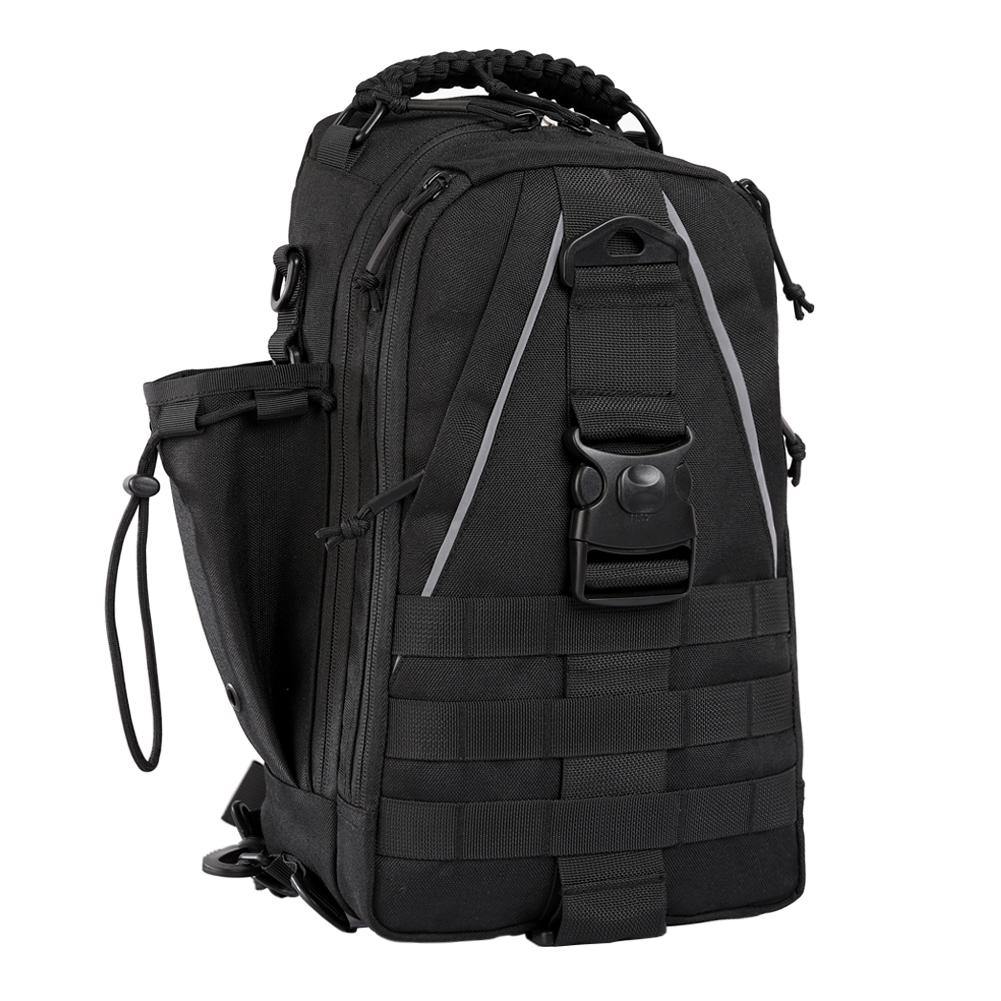 Fishing Tackle Backpack Storage Bag Shoulder Backpack Cross Body Sling Bag - Trendha