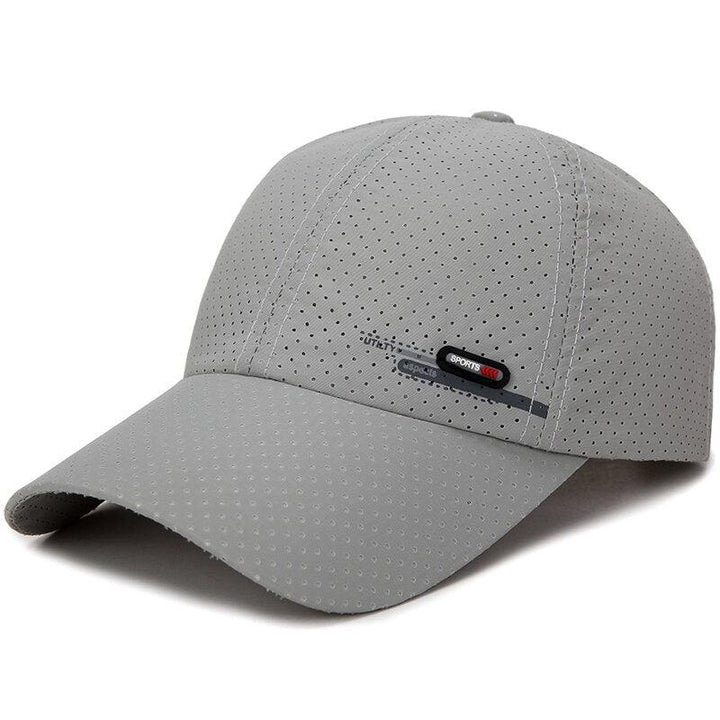 Summer Men and Women Breathable Mesh Hat Adjustable Quick Dry Cap Visor Baseball Sports Cap - Trendha