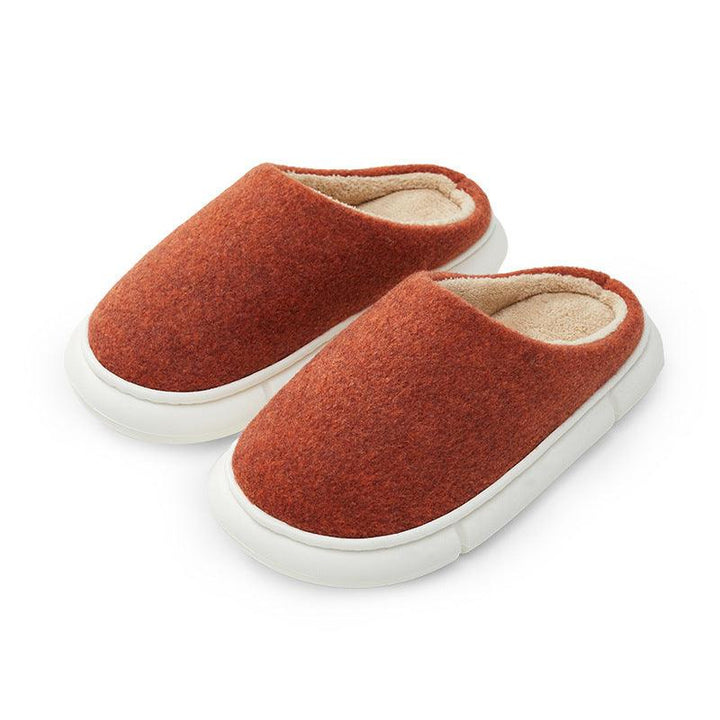 Cotton Slippers Women's Winter Super Soft Thick Bottom Stepping On Shit Feel Warm And Non-slip Couples Indoor Silent Home - Trendha