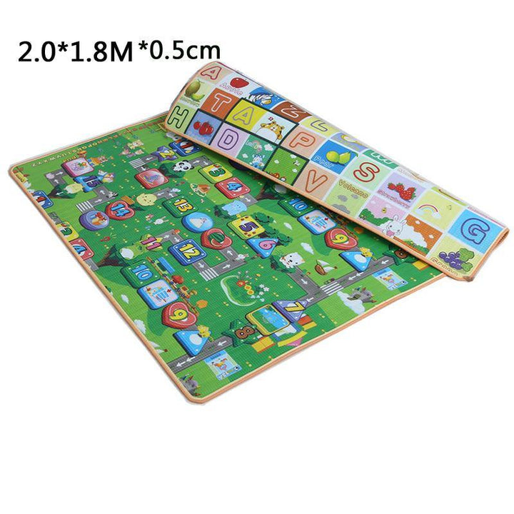 1.2/1.5/2x1.8m Waterproof Non-slip Baby Kids Floor Play Mat Children Game Blanket Crawling Carpet Cushion Pad - Trendha