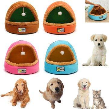 Foldable Kennel Dog Bed For Dogs Cats Animals Pet House Tent All Seasons Washable Cushion - Trendha