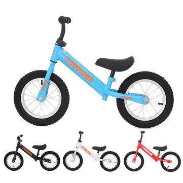 Children Balance Bike Kids Toddlers Two Wheels Running Training Exercise No Pedals Height Adjustable Balanced Scooter Christmas Gift - Trendha