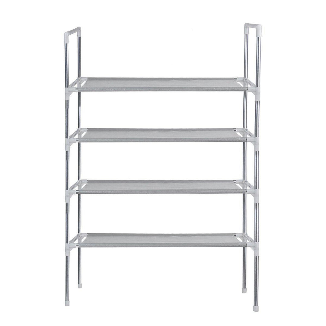 Shoe Rack 4/7/10 Tiers Standing Storage Organizer Entryway Shelf-White - Trendha