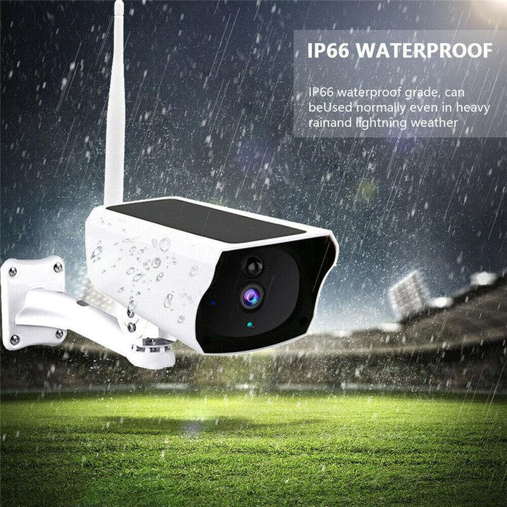 1080P HD WIFI Solar Security IP Camera Night Vision Wireless PIR Motion Alarm IP67 - Trendha