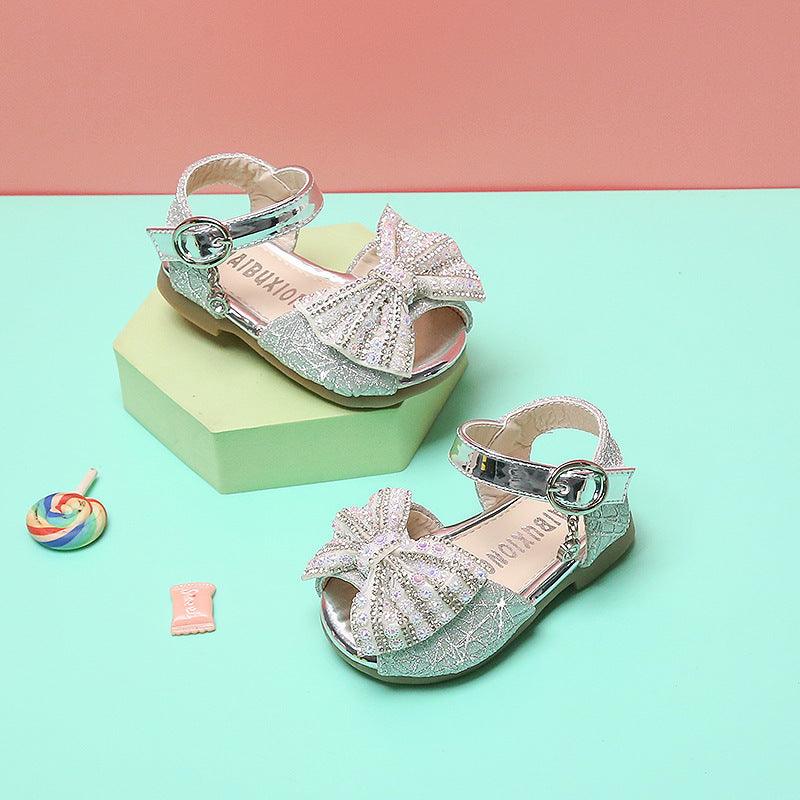 Soft Sole Little Girl Princess Shoes Children Crystal Shoes - Trendha