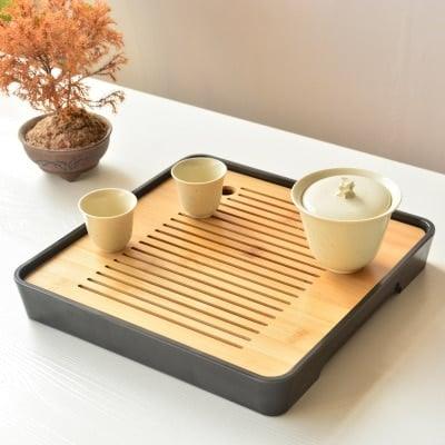 Bamboo Tea Tray Saucer