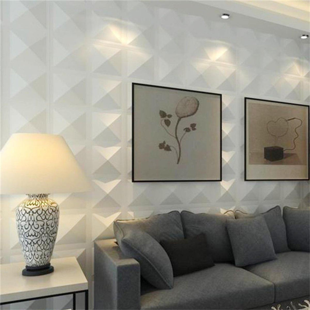 12pcs/set 3D Wall Panel Decoration Ceiling Tiles Wall paper Background Decor - Trendha
