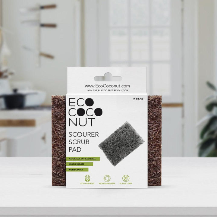 EcoCoconut 2 Pack Scrub Pads - Trendha