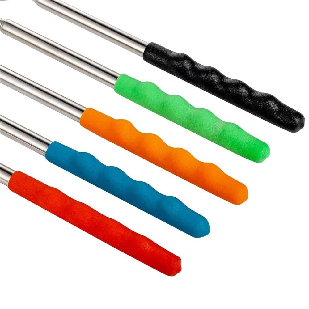 BBQ Roasting Sticks with Silicone Handle 5 pcs Set - Trendha