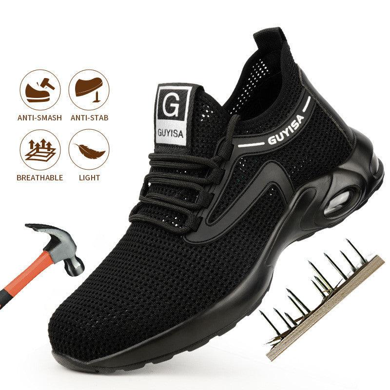 Men's Anti-smash And Anti-puncture Work Shoes - Trendha
