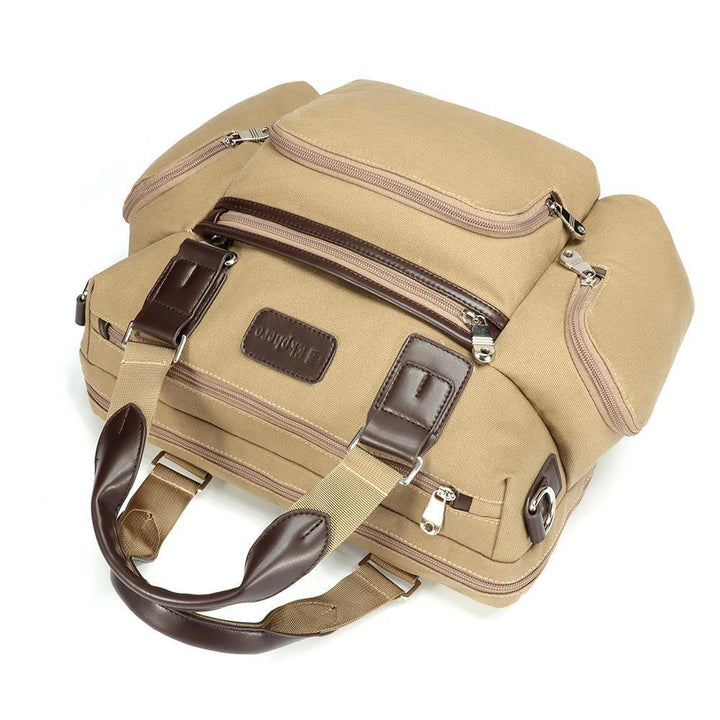 Canvas Business Casual Travel Laptop Bag Handbag - Trendha