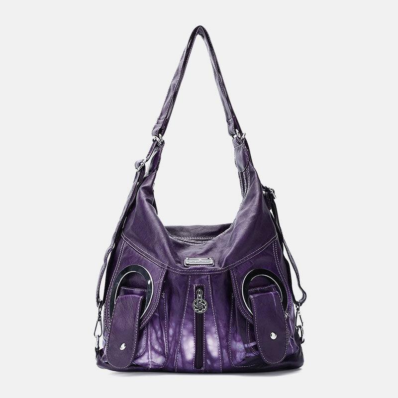 Women Tie Dye Multi-carry Waterproof Large Capacity Crossbody Bag Shoulder Bag Handbag Backpack - Trendha