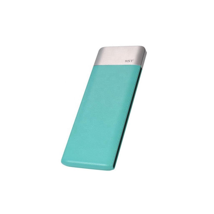 Blue Leather-Surface 6000mAh Power Bank - Trendha