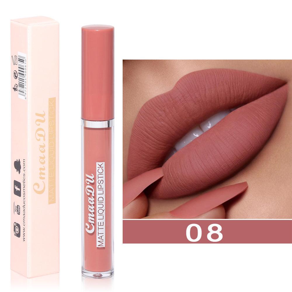 Non-stick Cup Long Lasting Waterproof Liquid Lip Gloss - Trendha
