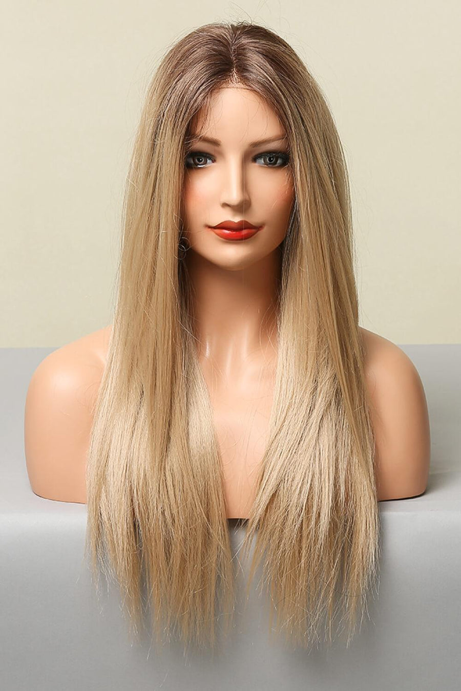 13*2‘’ Lace Front Wigs Synthetic Long Straight 26'' 150% Density - Trendha