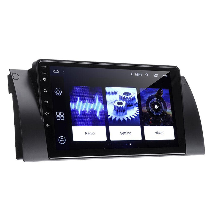 9 Inch Android 8.1 Car Stereo Radio Multimedia Player Quad Core 1+16GB Wifi GPS Microphone For BMW E39 X5 2004-2006 - Trendha