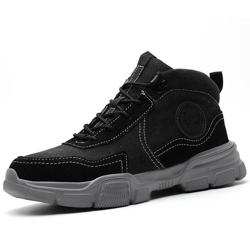 Casual Labor Insurance Shoes Men's Steel Breathable Comfortable High-top Safe Work Protective Shoes - Trendha
