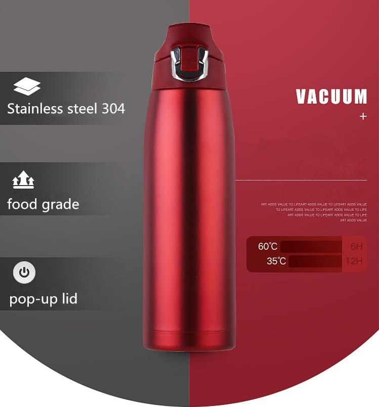 BPA Free Large Capacity Vacuum Bottle Insulated Thermos - Trendha