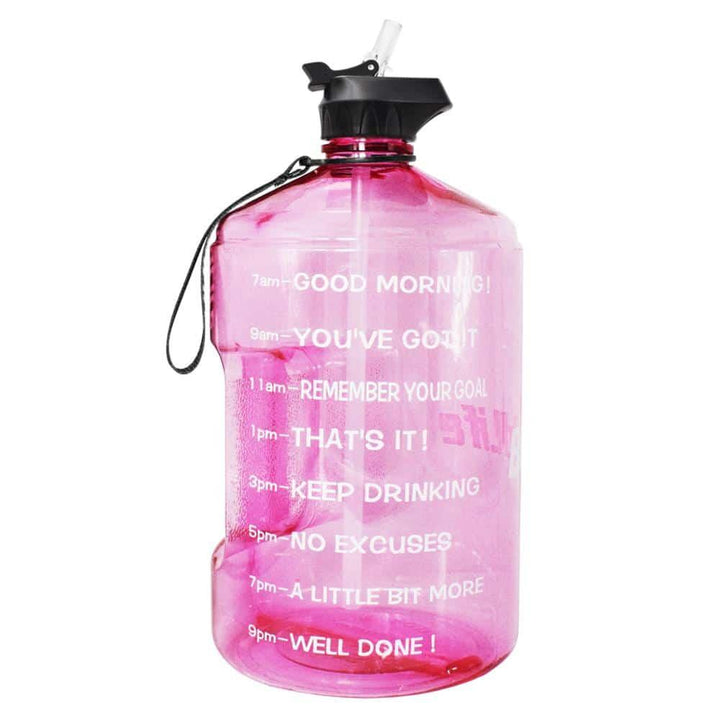 BPA Free Plastic Drinking Water Bottle with Straw - Trendha