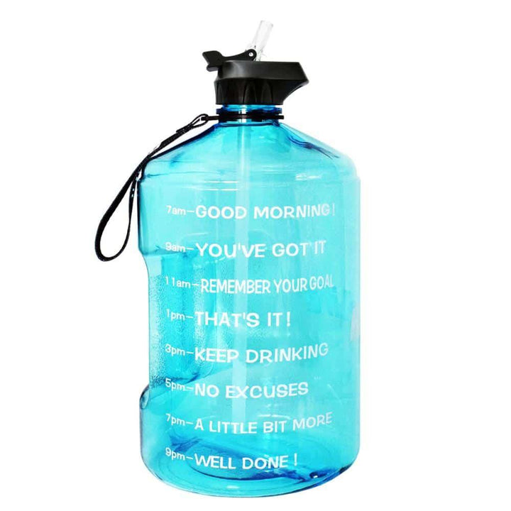 BPA Free Plastic Drinking Water Bottle with Straw - Trendha
