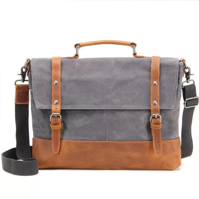 Overflowing Canvas Retro Style Men's Shoulder Bag - Trendha
