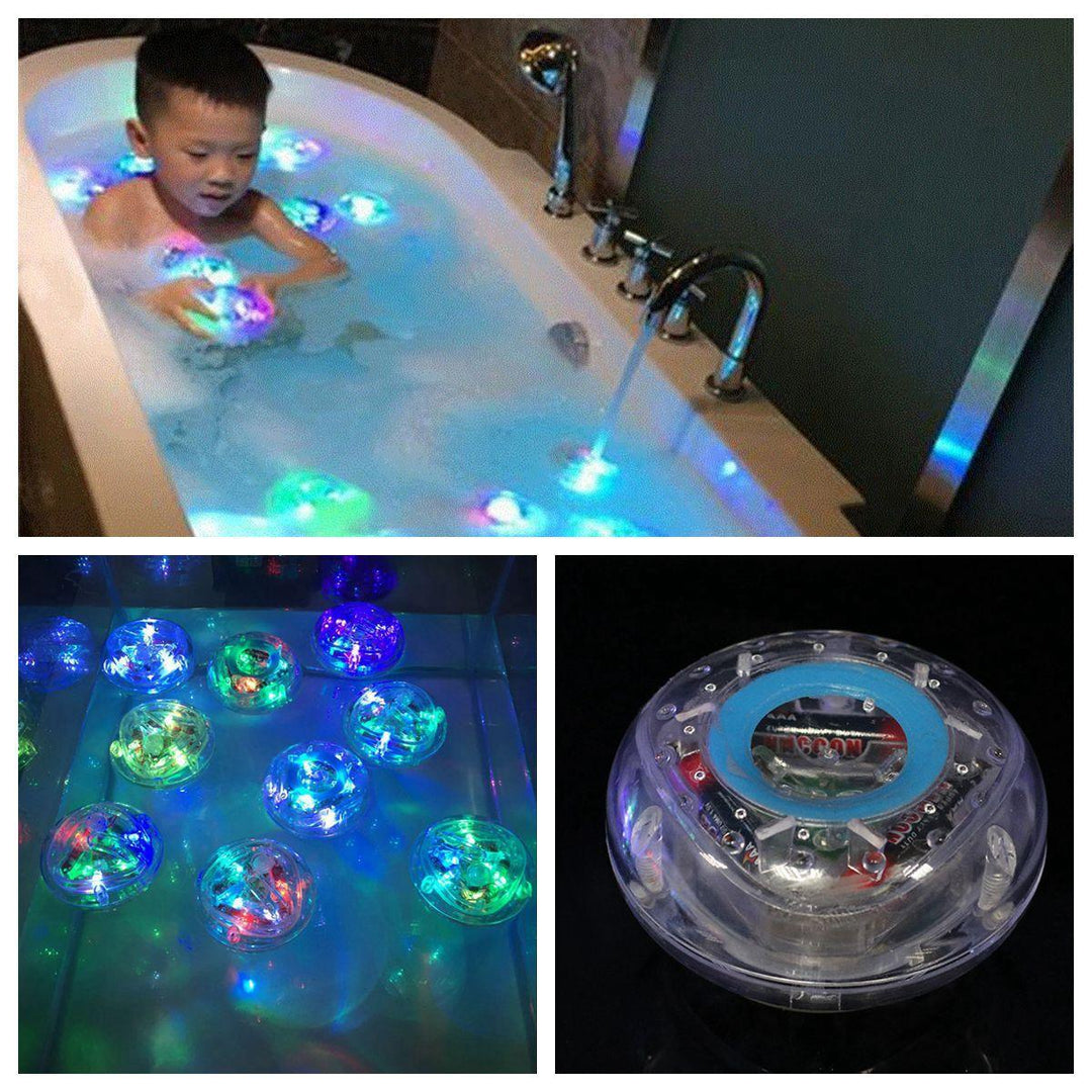 Waterproof Bathroom Tub Baby Shower Bath Time Changing Kids Fun Party LED Light RGB Colors Toys - Trendha
