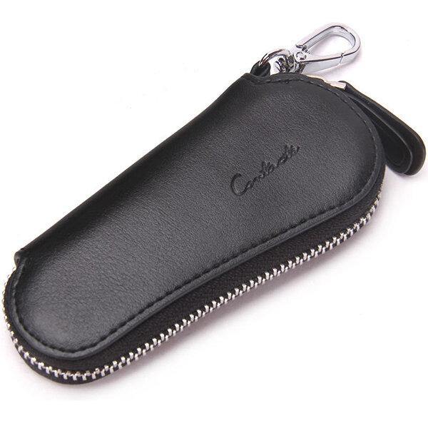 Men Genuine Leather Vintage Outdoor Casual Key Bag - Trendha
