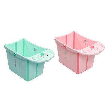 Kids Large Foldable Anti-slip Bath Tub Baby Long-term Temperature Locking Bucket - Trendha