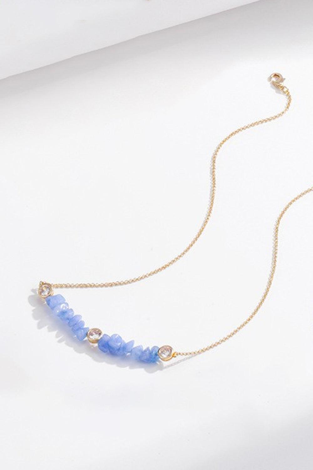 Stay Chic Stone Necklace - Trendha