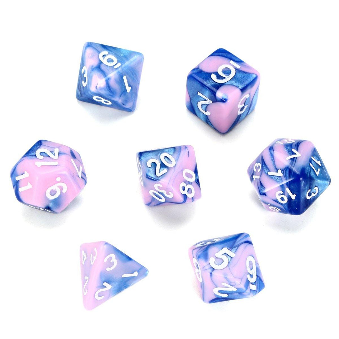 7 Pcs Polyhedral Dice Set Multisided Dices Set Role Playing Games Gadget - Trendha