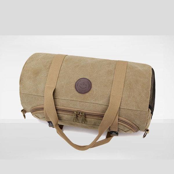 Men Travel Duffle Bag Business Holdall Bag Outdoor Canvas Travel Bag - Trendha