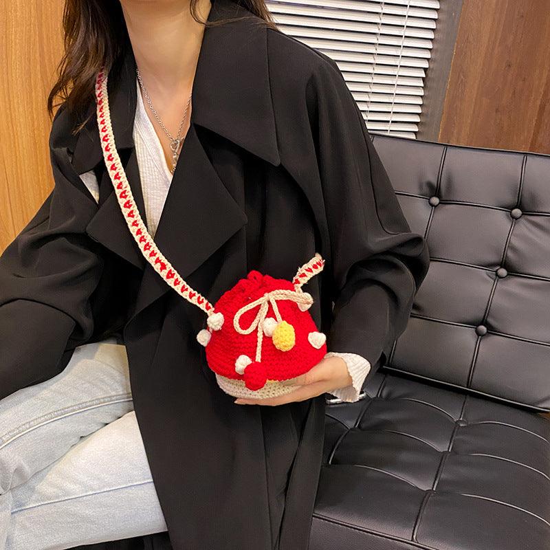 New Style Hand-knitted Wool Handbags - Trendha