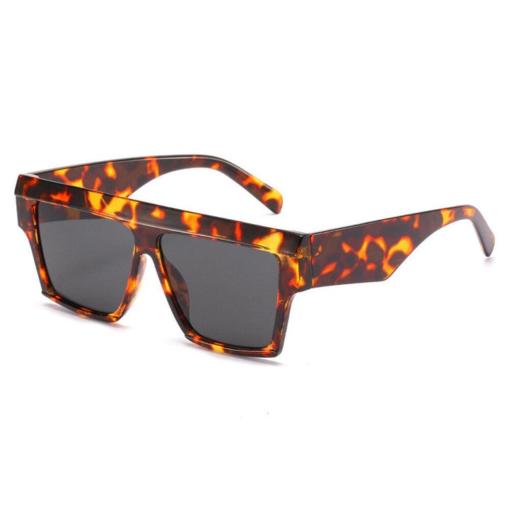 Men's Woman's Multi-color Fshion Driving Glasses Square Retro Frame Sunglasses - Trendha