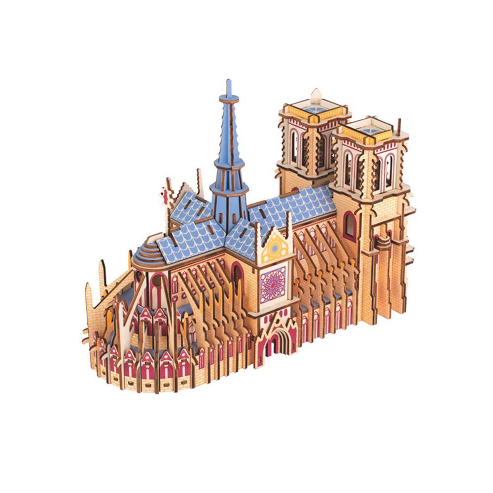 3D Commercial Building/Holy Church Wooden Assembly Model for Children Toys - Trendha