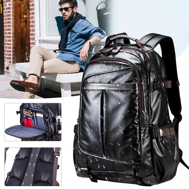 Men Women Waterproof Backpack Laptop School Shoulder Bag Travel Handbag Rucksack - Trendha