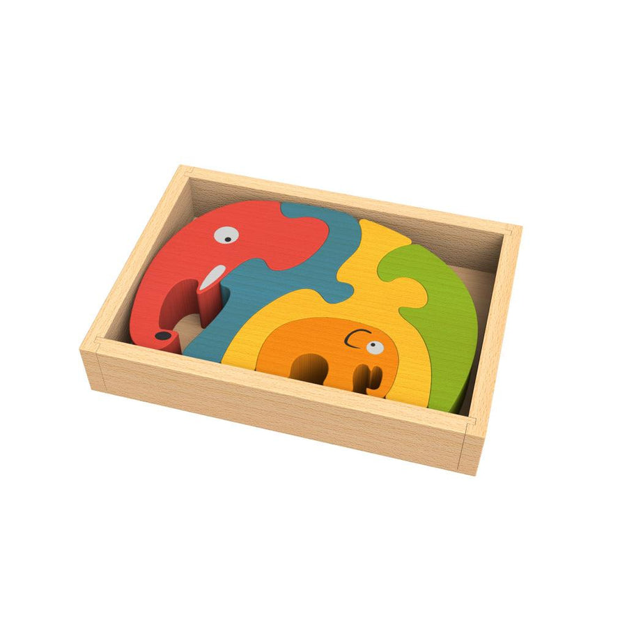 Elephant Family Puzzle - Trendha