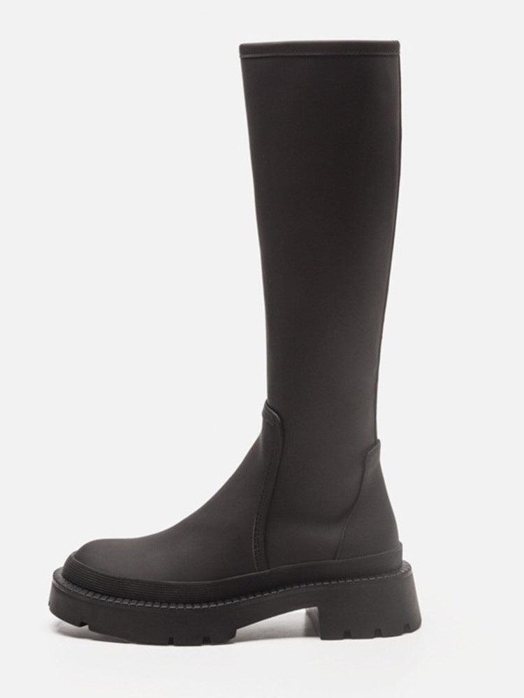 New Winter Plus Velvet Slimming Knight Boots - Trendha