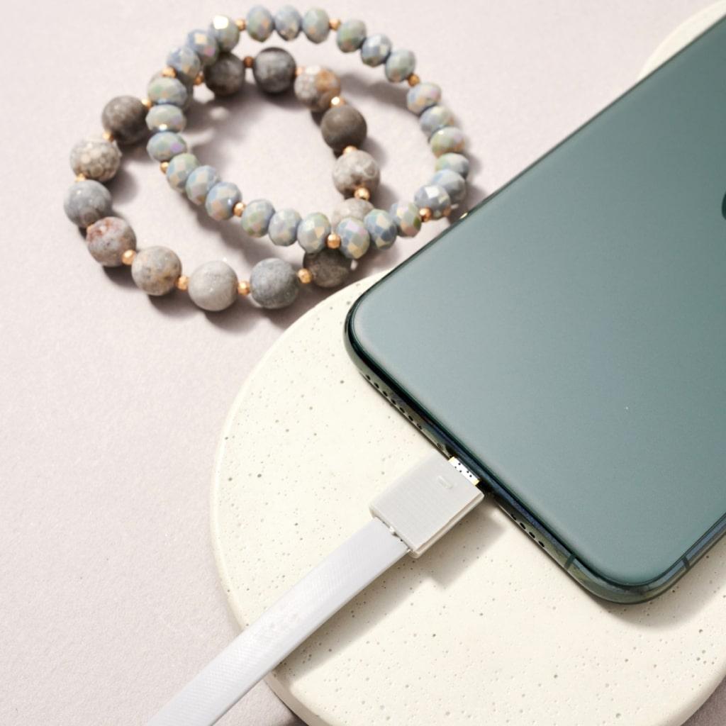 Bracelets With iPhone Charger Set - Trendha