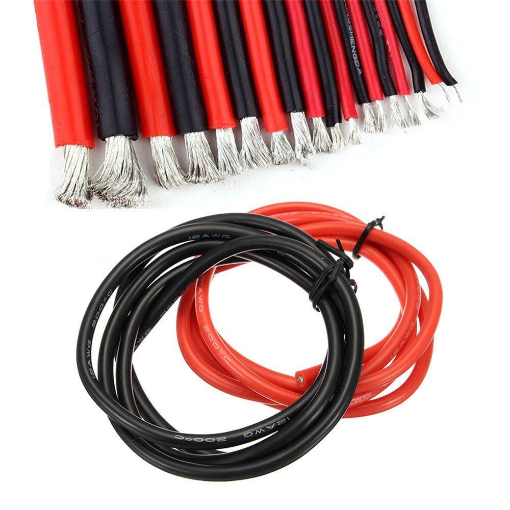 1M 8/10/12/14/16/18/20/22/24/26 AWG Silicone Wire SR Wire - Trendha
