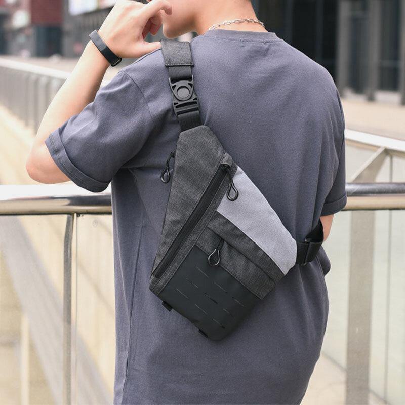 Men Sport Multi-pockets Anti-theft Crossbody Bag Chest Bag Sling Bag - Trendha