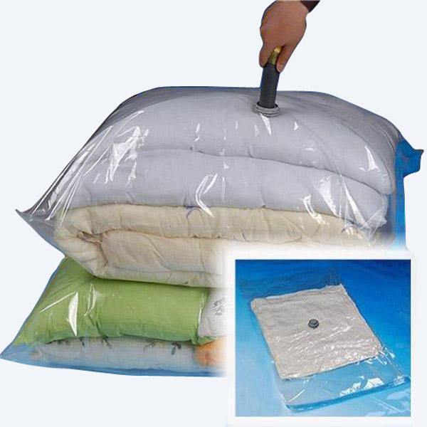 100x80cm Large Space Saver Vacuum Seal Storage Packing Bag for clothes Pillows Throws Seasonal Bedding - Trendha