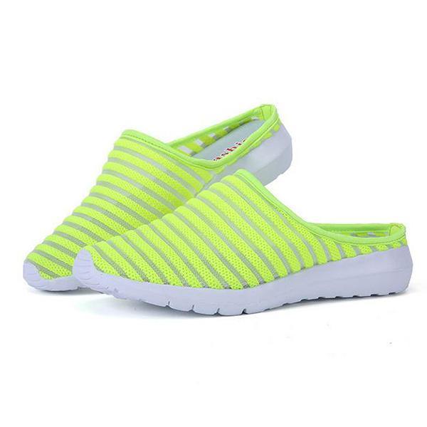 Women Mesh Breathable Casual Hollow Out Summer Slipper Sandals - Trendha