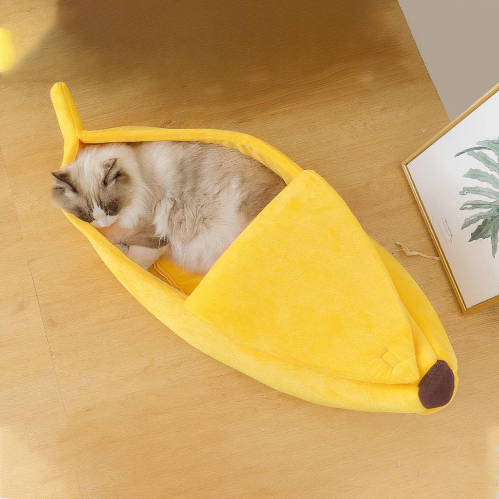 Banana Shaped Pet Bed - Trendha