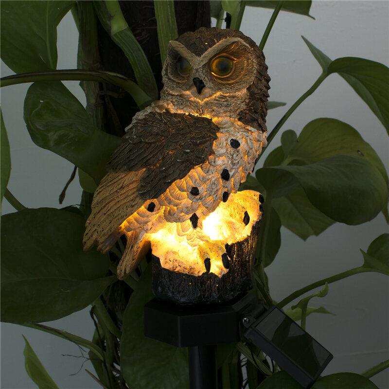 Waterproof Solar Power Owl LED Lawn Light Garden Yard Landscape Ornament Lamp Home Outdoor Decoration - Trendha