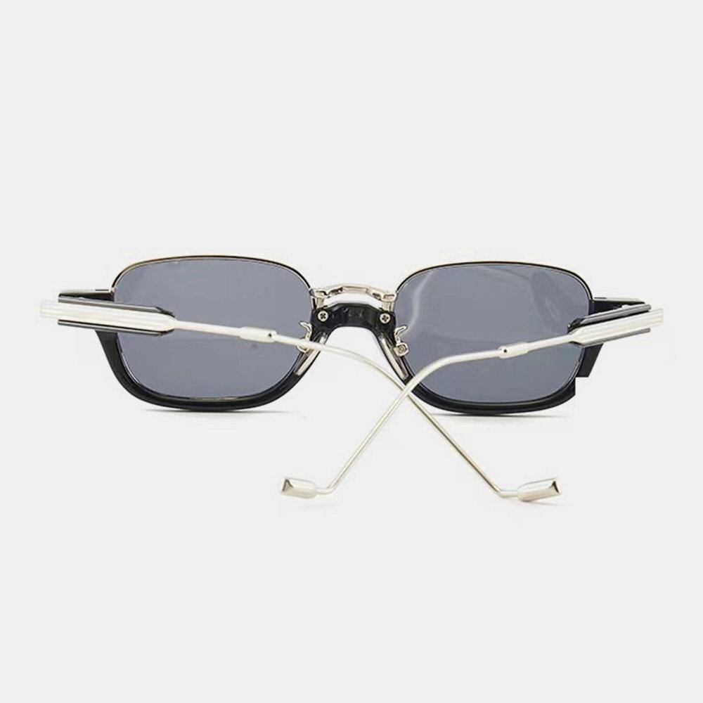 Men Siamese Piece Frameless Personality Fashion Polarized UV Protection Sunglasses - Trendha