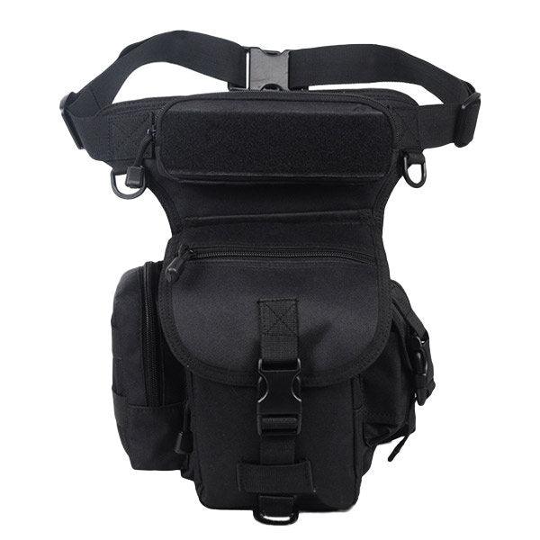Men's Nylon Waterproof Outdoor Sports Leg Bag Multifunction Hiking Fishing Waist Bag - Trendha