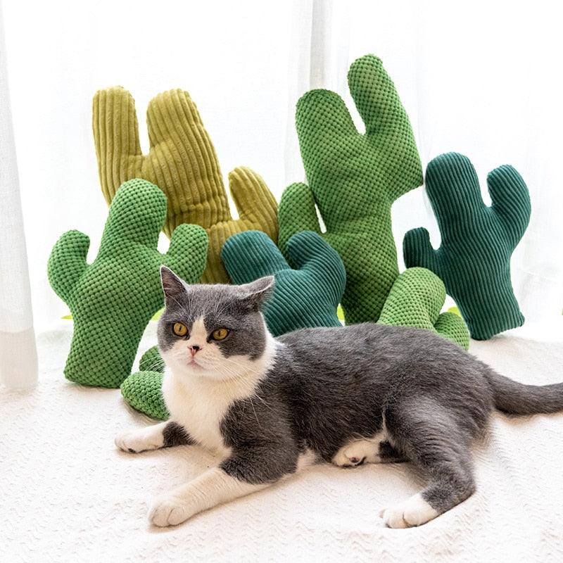 Cactus Catnip Cat  Plush Toy
