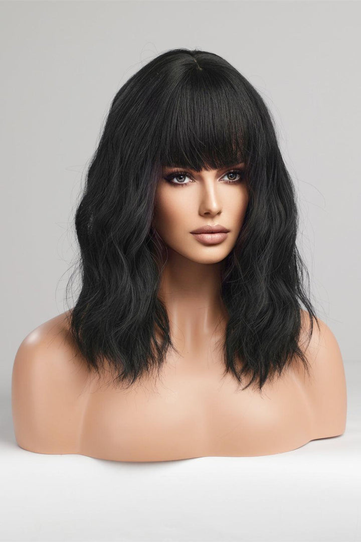 Mid-Length Wave Synthetic Wigs 12'' - Trendha