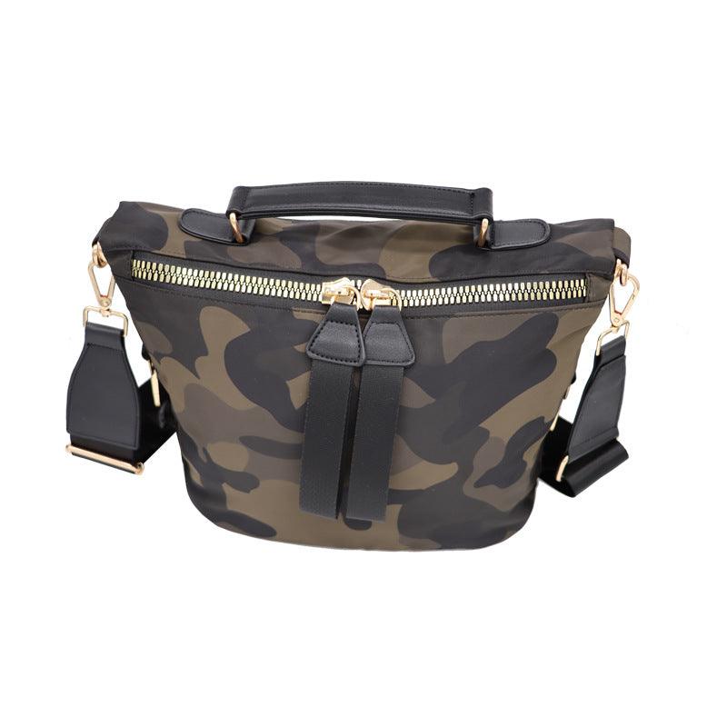 Functional Camouflage Shoulder Bag Travel Handbag - Trendha