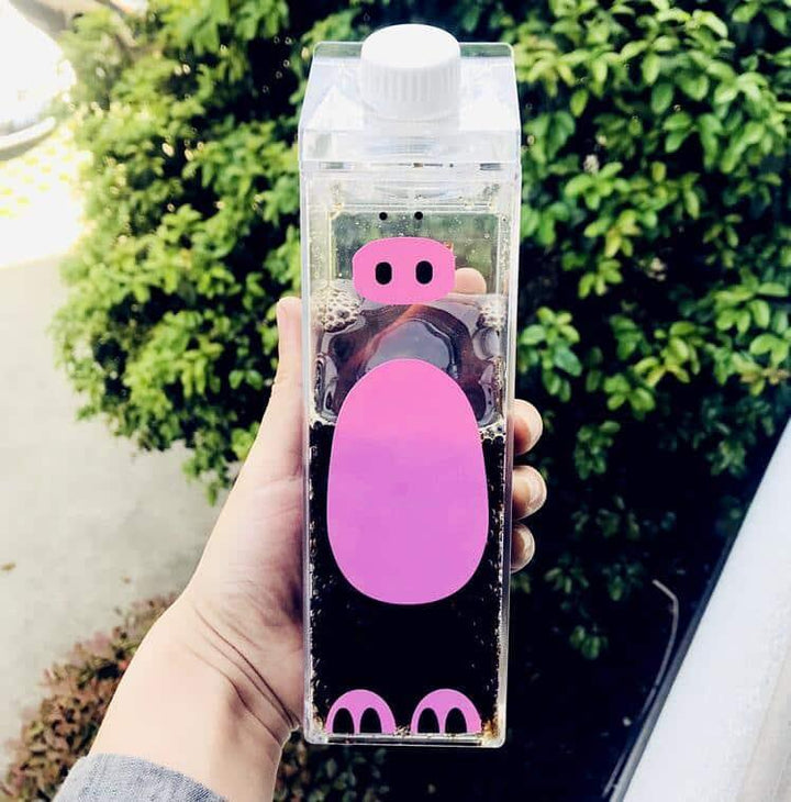 Cartoon Animals Patterned Water Bottles - Trendha